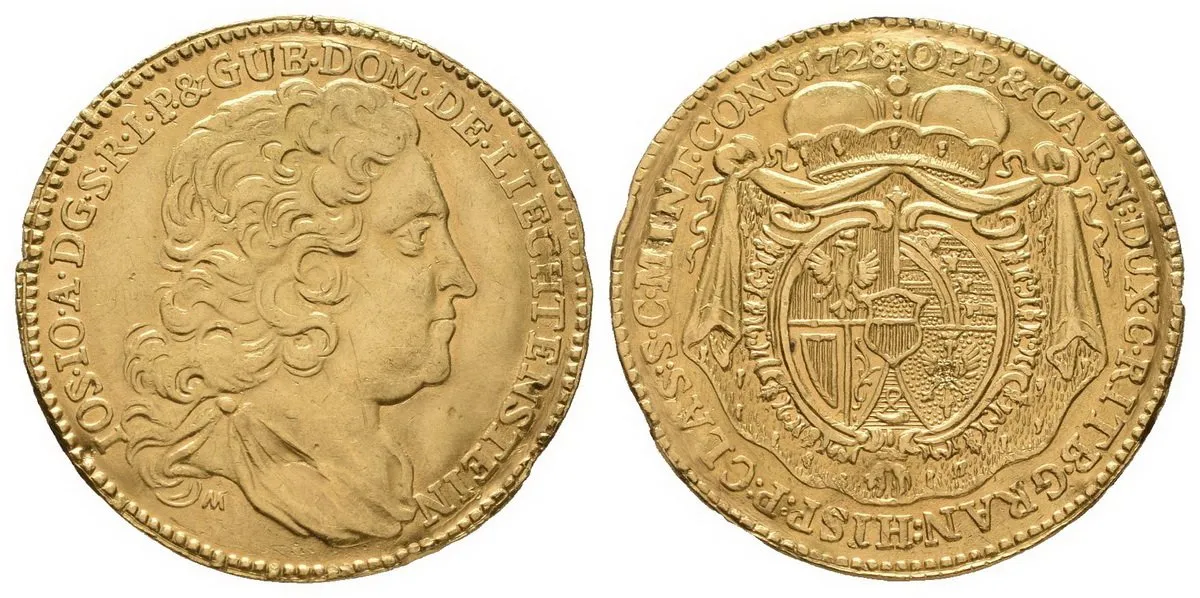 Liechtenstein, Josef Johann Adam, 1721 - 1732 — 1