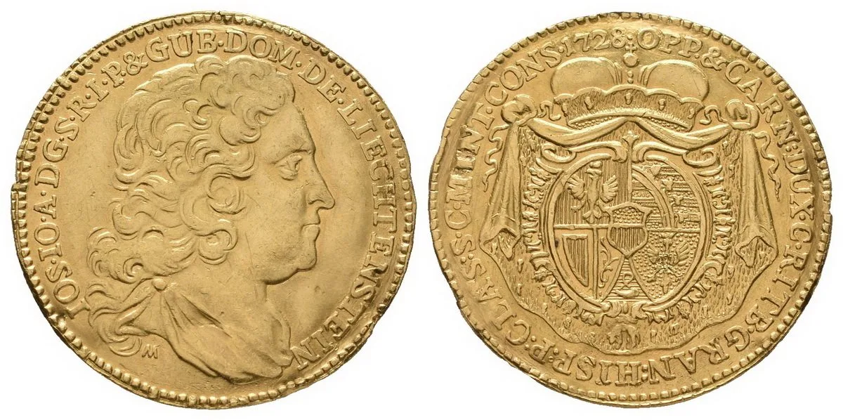 Liechtenstein, Josef Johann Adam, 1721 - 1732 — 1