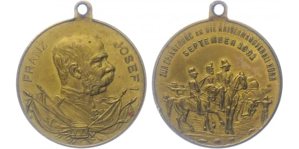 František Josef I., medaile vojenských manévrů — 1