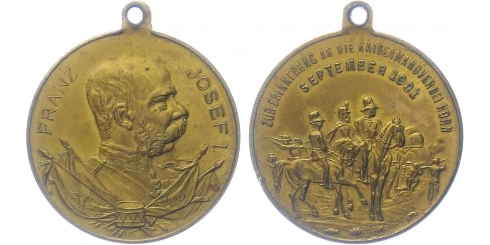 František Josef I., medaile vojenských manévrů — 1