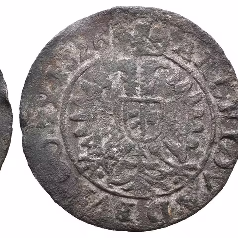3 Krejcar 1626, Hradec u Opavy-Zwirner, Hal.1139, falsum ke škodě oběhu,