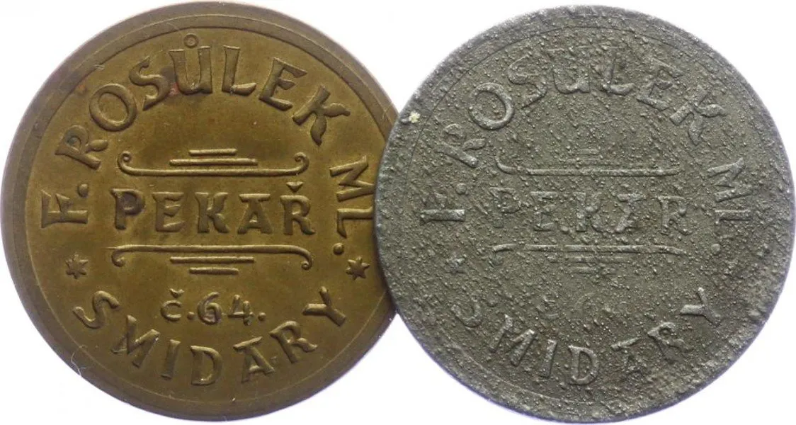 Účelové známky na chléb — 1