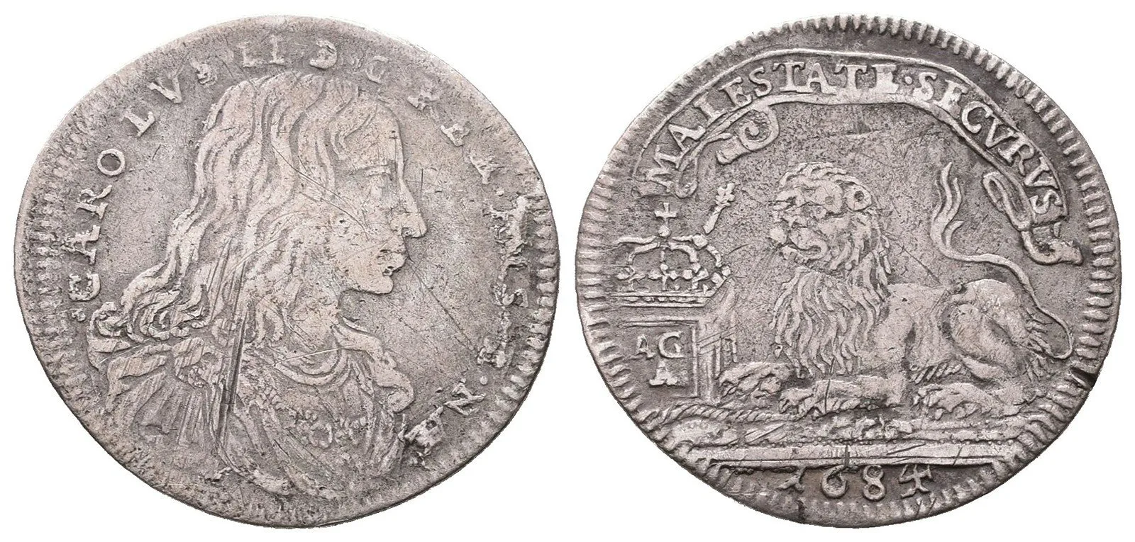 Itálie - Neapol a Sicilie, Charles II., 1665 - 1700 — 1