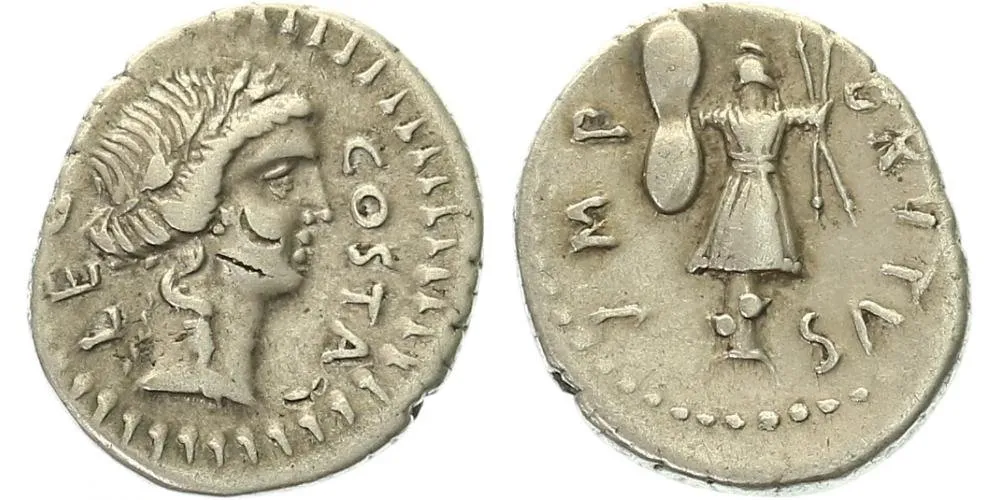 M. Iunius Brutus, L. Pedanius Costa, 43 - 42 př. Kr. — 1
