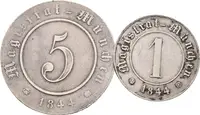 AE Tržní známky (Schrannen-Gebührmarken) 1844 - magistrát města Mnichova, — 1