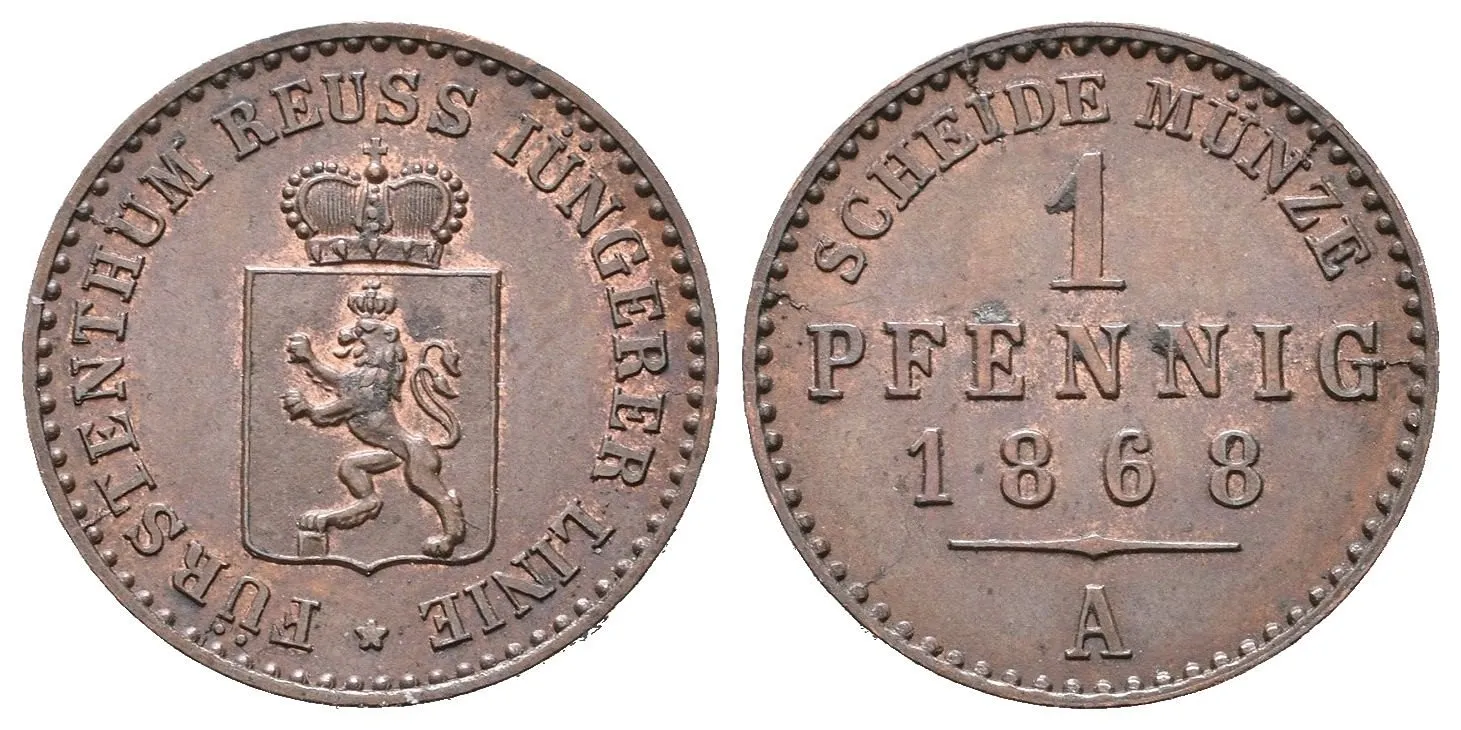 Reuss - Schleiz, Heinrich LXVII., 1854 - 1867 — 1