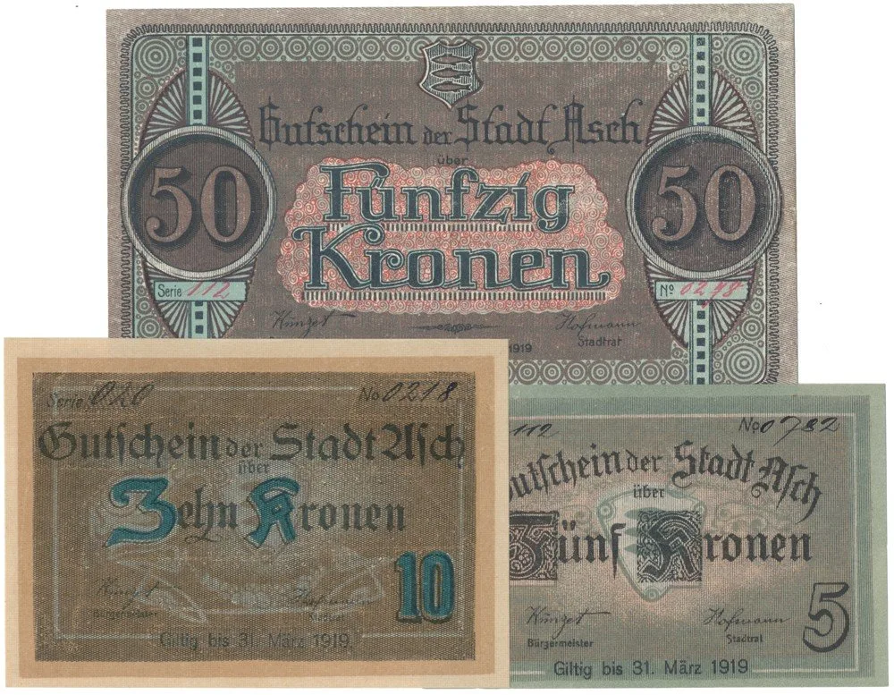 Nouzovky české od roku 1914 — 1