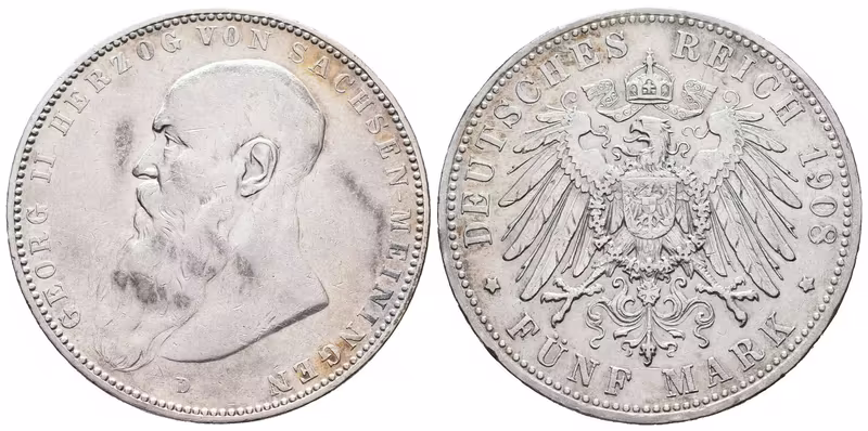 Meiningen, 5 Marka 1908 A