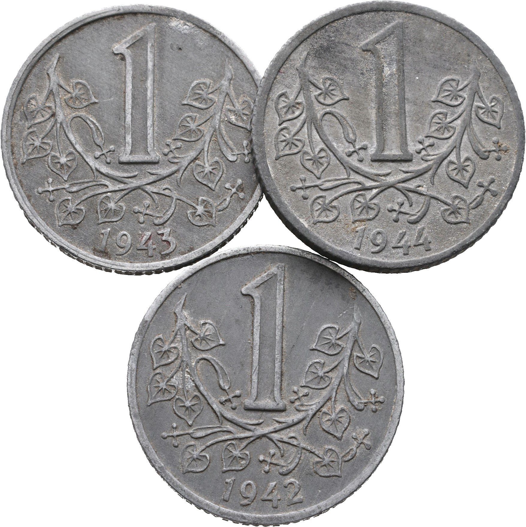 1 Koruna 1942, 1943, 1944