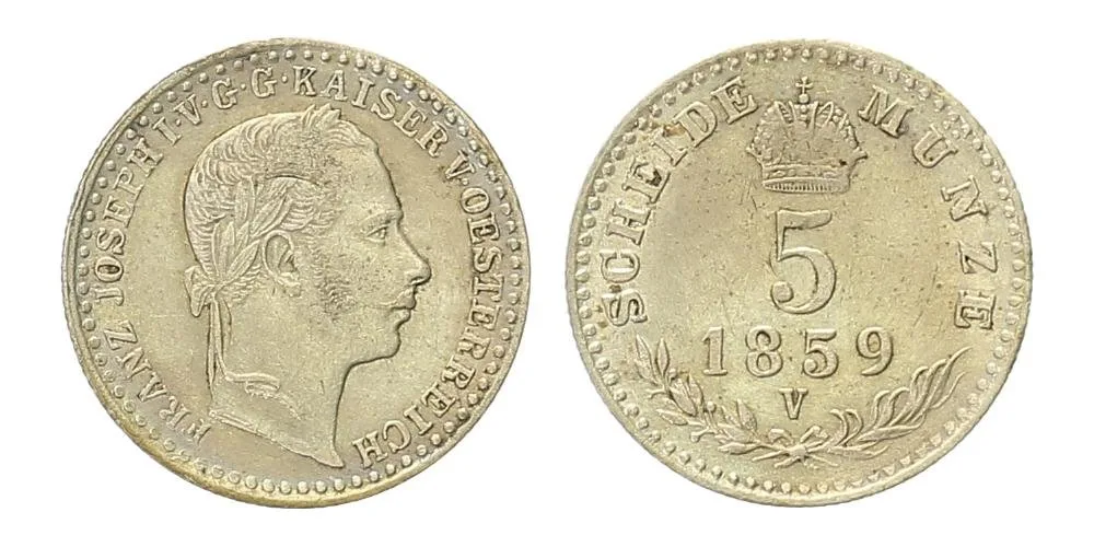 Rakouská a spolková měna, 1857 - 1892 — 1