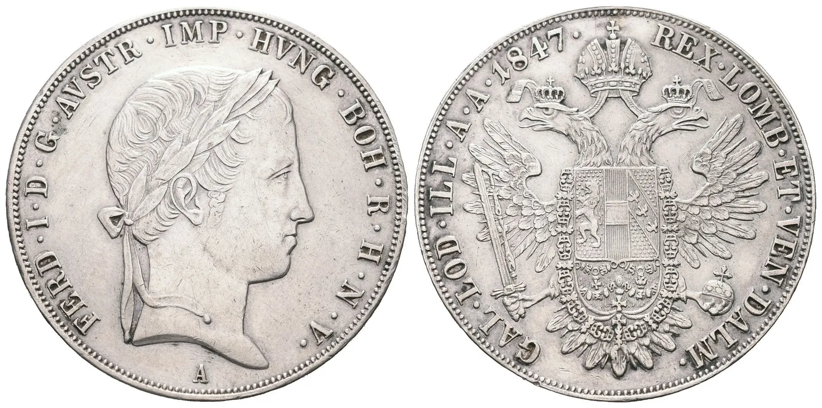 Ferdinand V., Tolar 1847 A, Vídeň