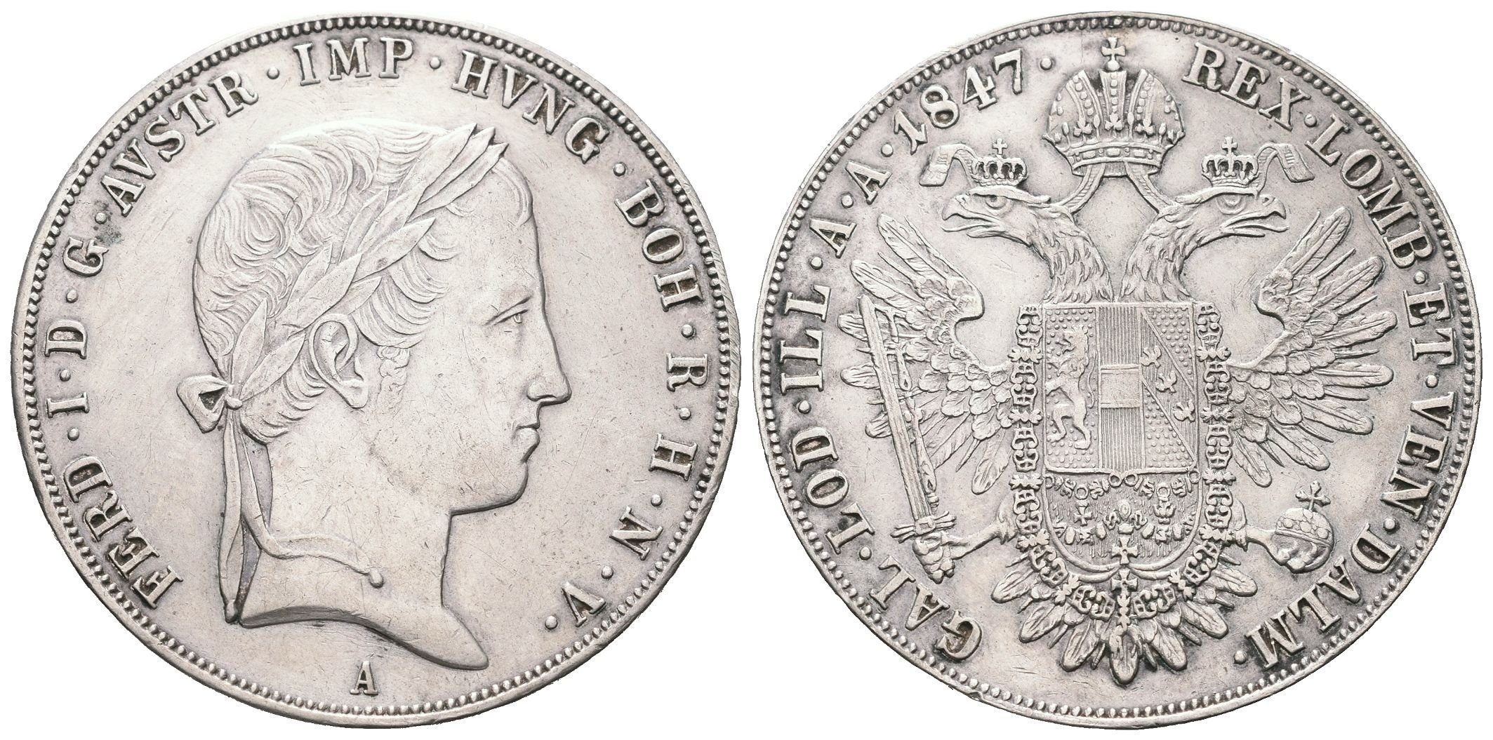 Ferdinand V., Tolar 1847 A, Vídeň