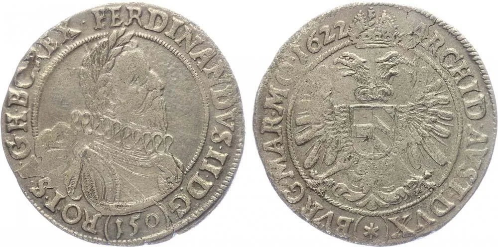 Ferdinand II., 1619 - 1637 (Mince kiprová) — 1