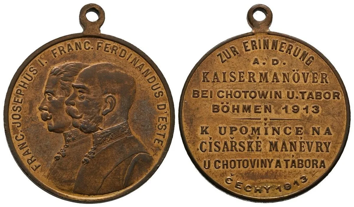 František Josef I., medaile vojenských manévrů — 1