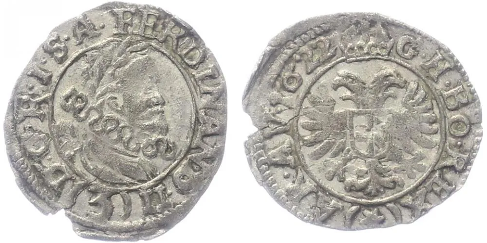 Ferdinand II., 1619 - 1637 (Mince kiprová) — 1