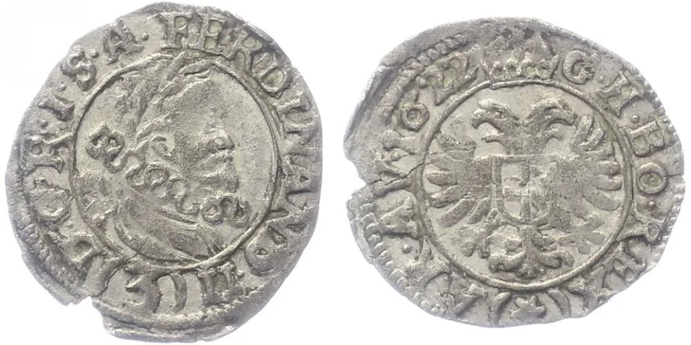 Ferdinand II., 1619 - 1637 (Mince kiprová) — 1