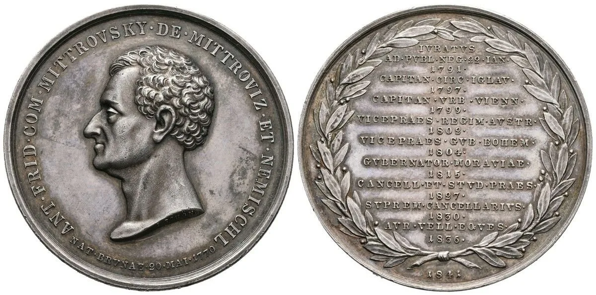 Mitrovský z Mitrovic a Nemyšle, Antonín Fridrich, 1770 - 1841 — 1