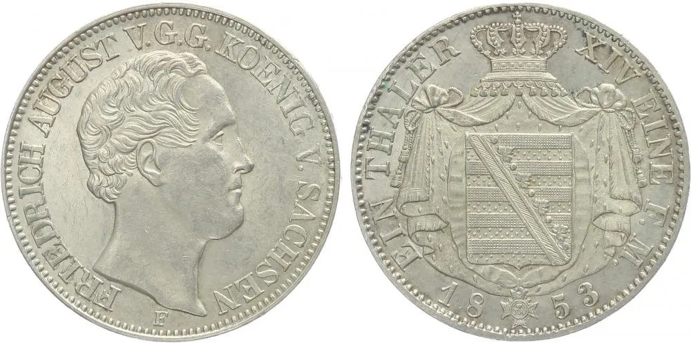 Sasko, Friedrich August II., 1836 - 1854 — 1