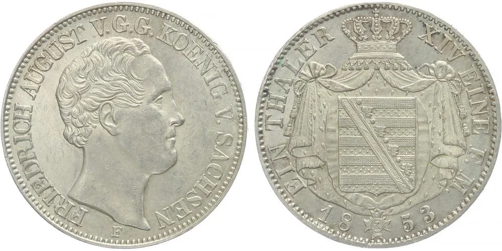 Sasko, Friedrich August II., 1836 - 1854 — 1
