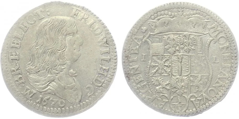 Brandenburg - Preussen, Friedrich Wilhelm, 1640 - 1688 — 1