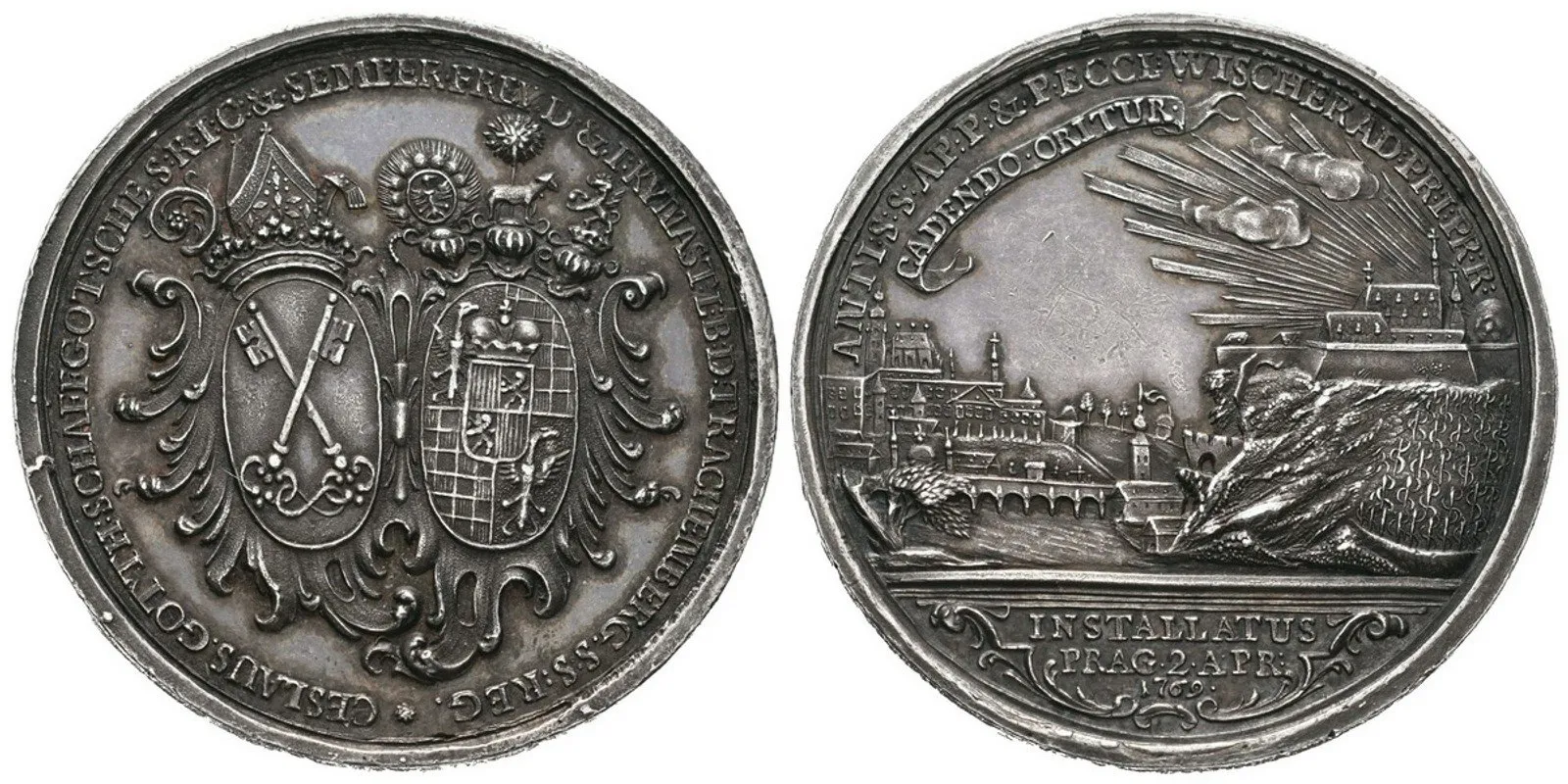 Praha - Vyšehrad, Česlav Gotthard hrabě Schafgotsche, 1769 - 1781 — 1