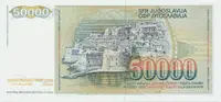 Jugoslávie, 50.000 Dinara 1988, P.96 - fotografie 2