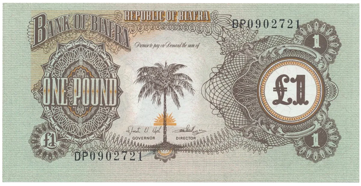 Biafra, 1 Pound (1968~69), P.5a