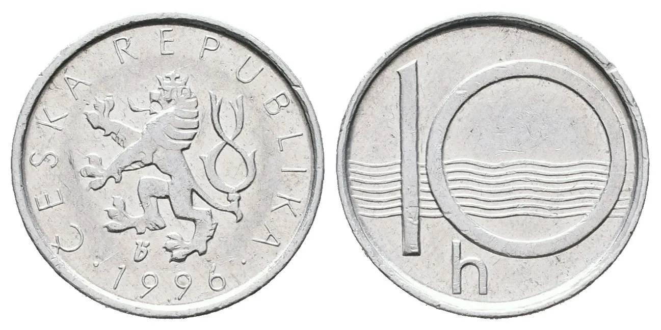 10 Haléř 1996, varianta