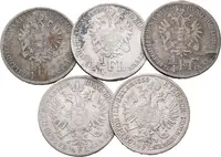 1/4 Zlatník 1858 - 1860 lot - fotografie 2