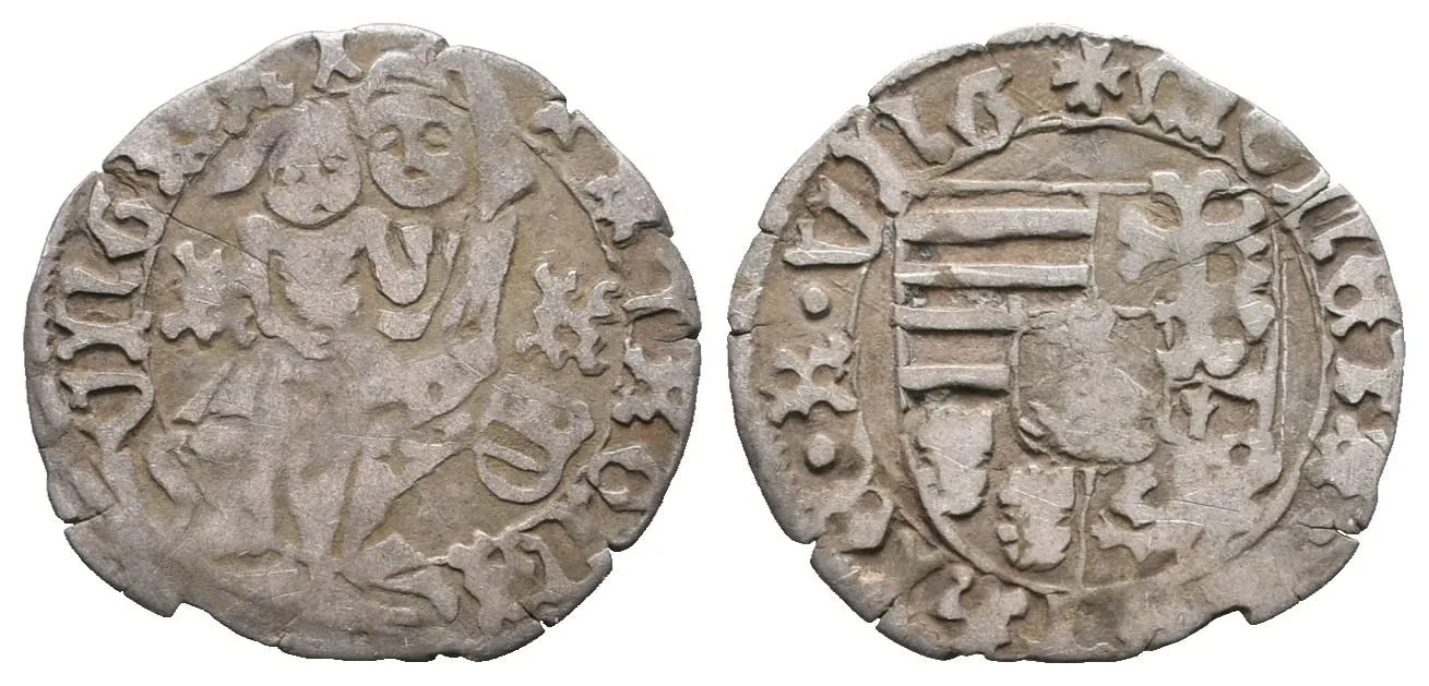 Uhersko, Denár b.l. (1468 - 1481) Štít