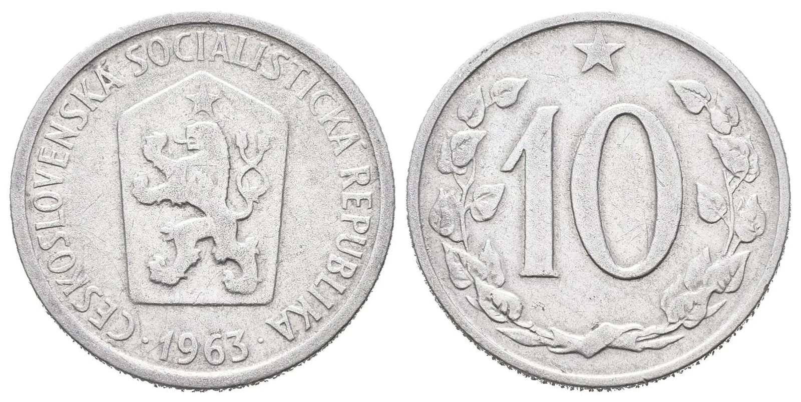 10 Haléř 1963 varianta