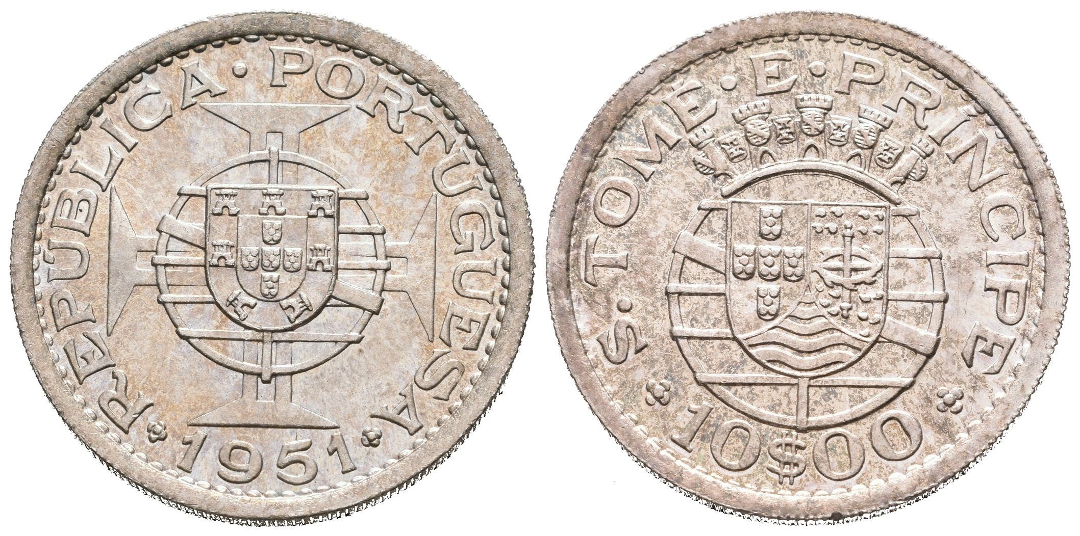 São Tomé e Príncipe, 10 Escudo 1951
