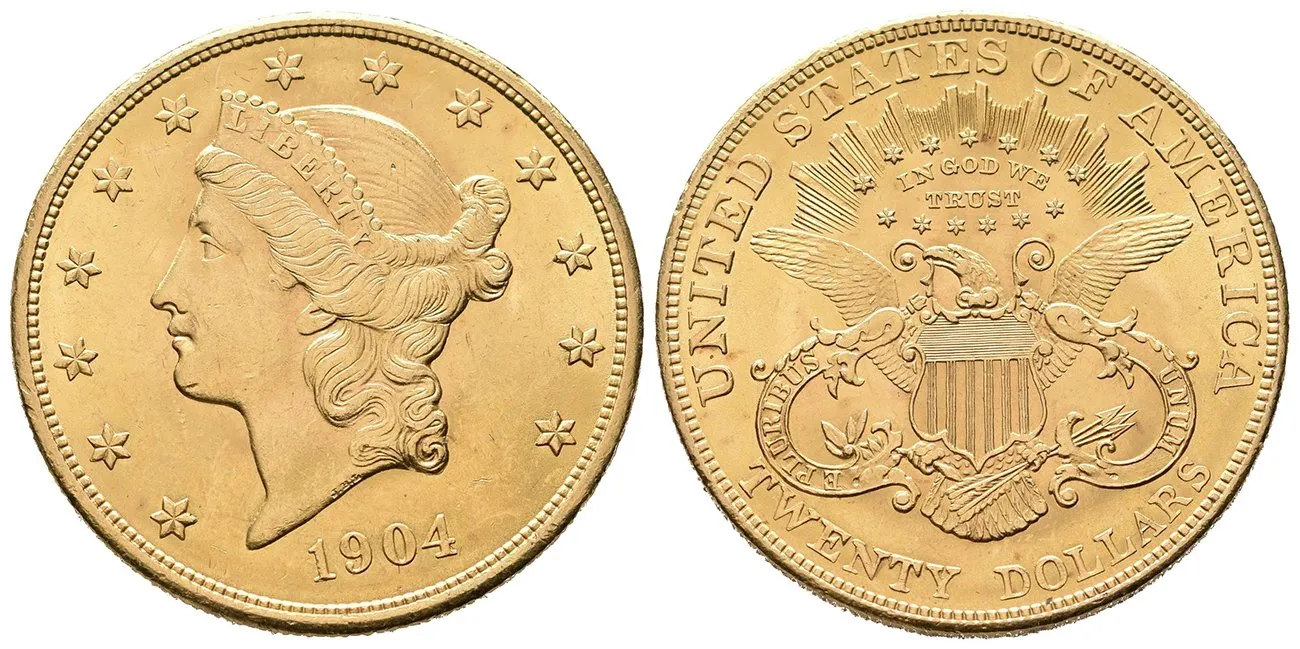 USA, 20 Dollars 1904