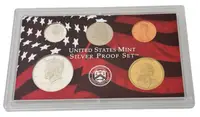 USA, Sada stříbrných mincí 2002 - fotografie 3