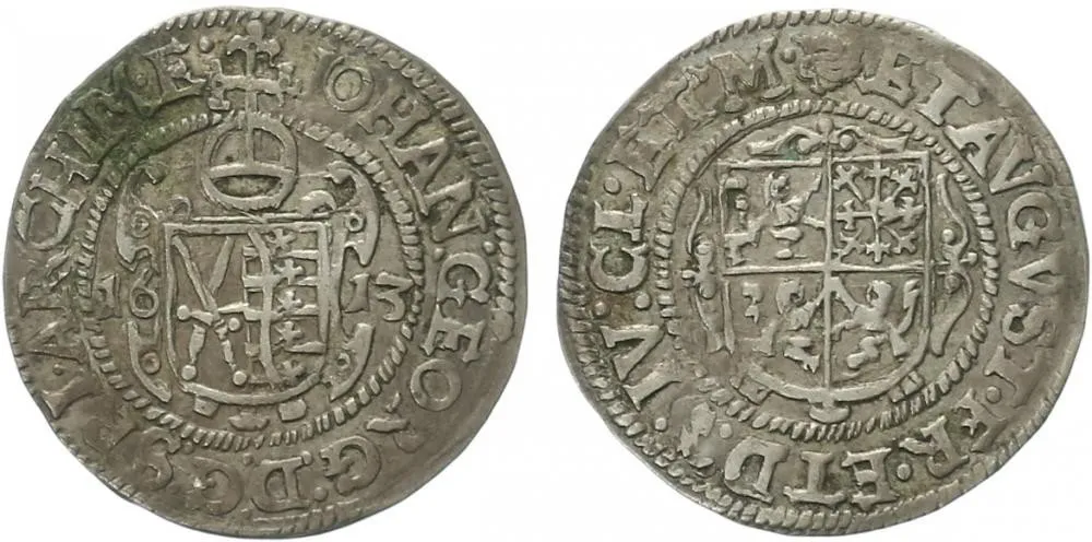 Sasko, Johann Georg I. a August, 1611 - 1615 — 1