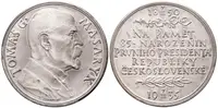Španiel Otakar -  85. narozeniny TGM, 60 mm