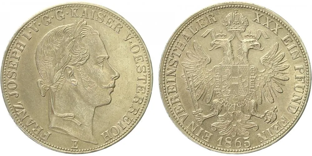 Rakouská a spolková měna, 1857 - 1892 — 1