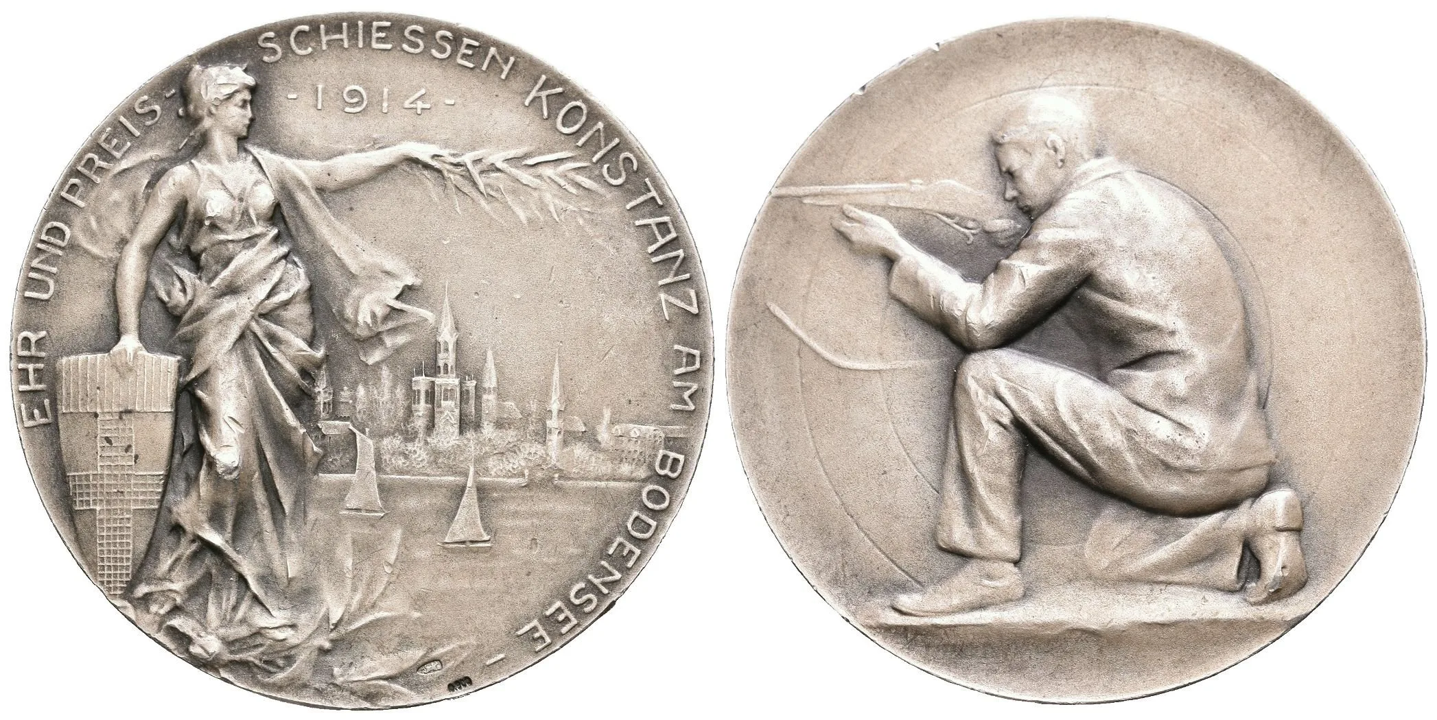 AR Medaile 1914 - Závodní střelby v Kostnici (Konstanz). — 1