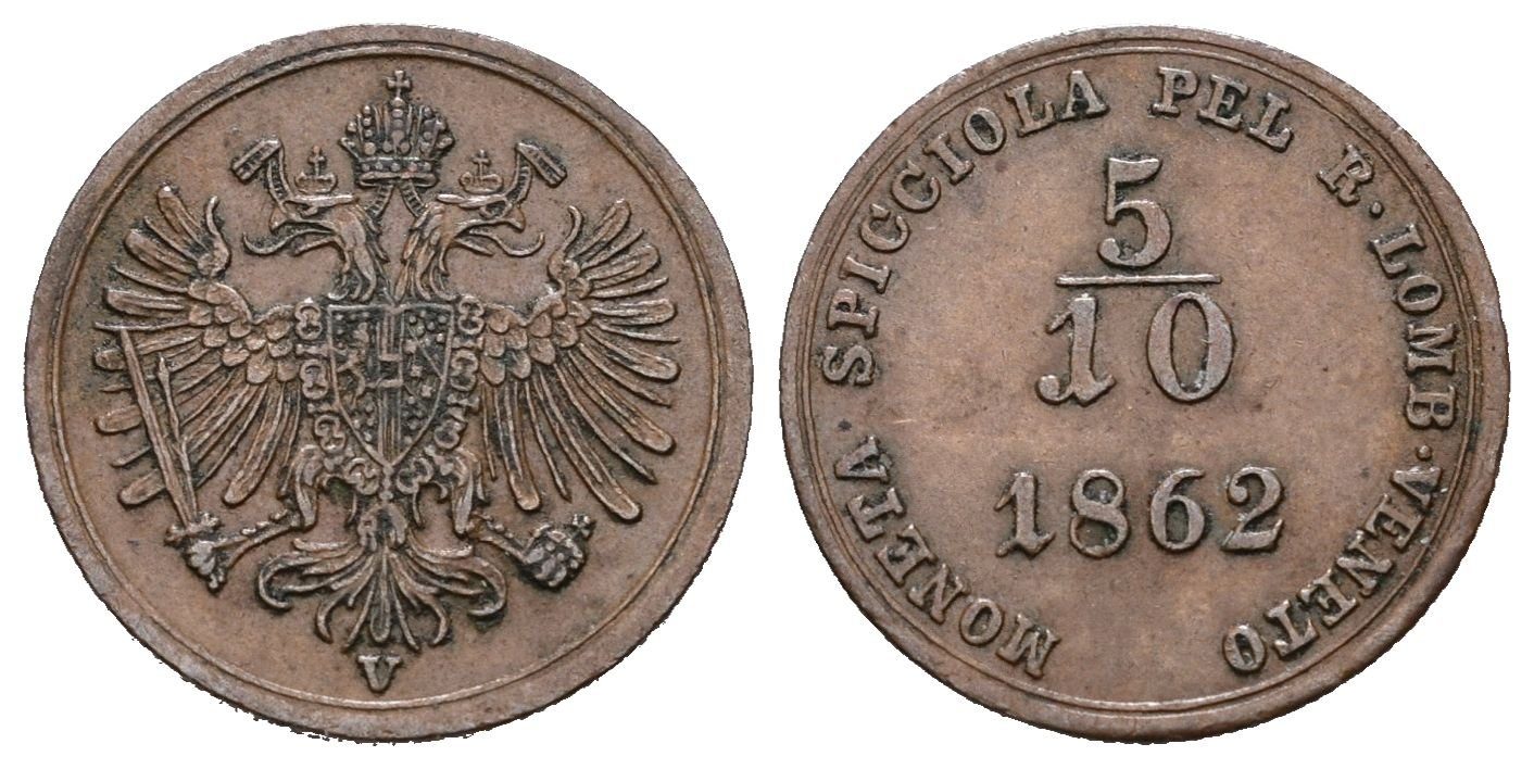 5/10 Soldo 1862 V