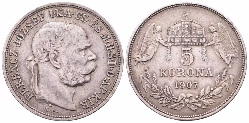 5 Koruna 1907 KB