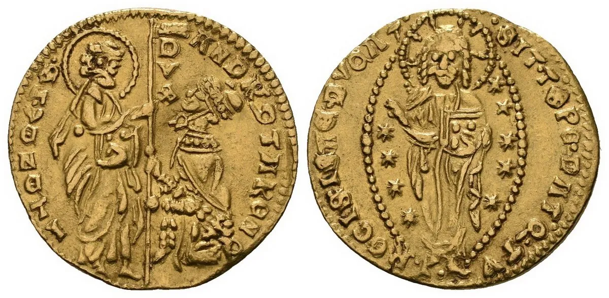 Itálie - Benátky, Andrea Contarini, 1368 - 1382 — 1