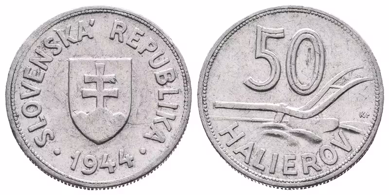 50 Haléř 1944, vzácný