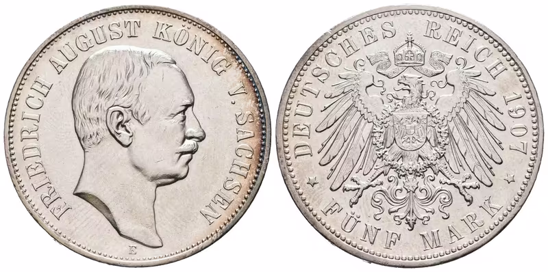 Sasko, 5 Marka 1907
