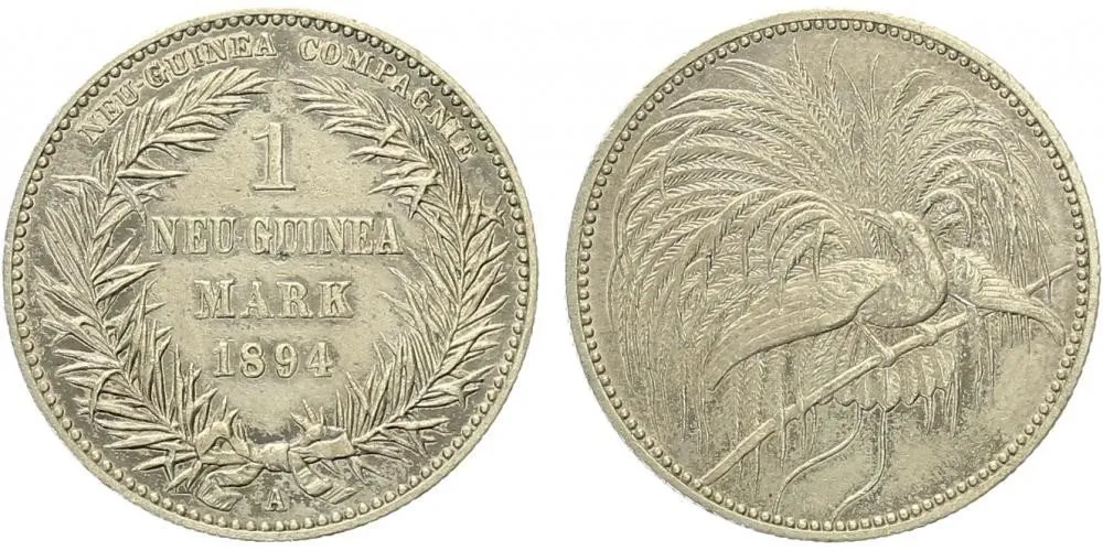 Koloniální ražby, Německá Nová Guinea — 1