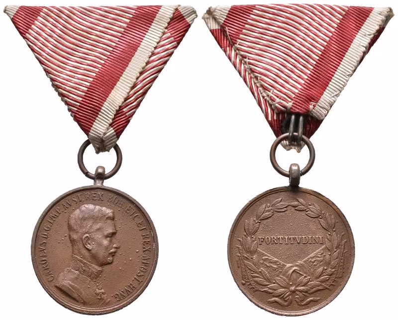 Medaile za statečnost, bronzová