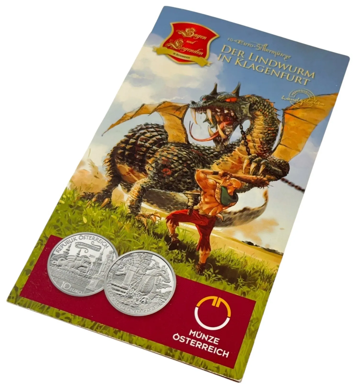 Rakousko, 10 Euro 2011 - Lindwurm