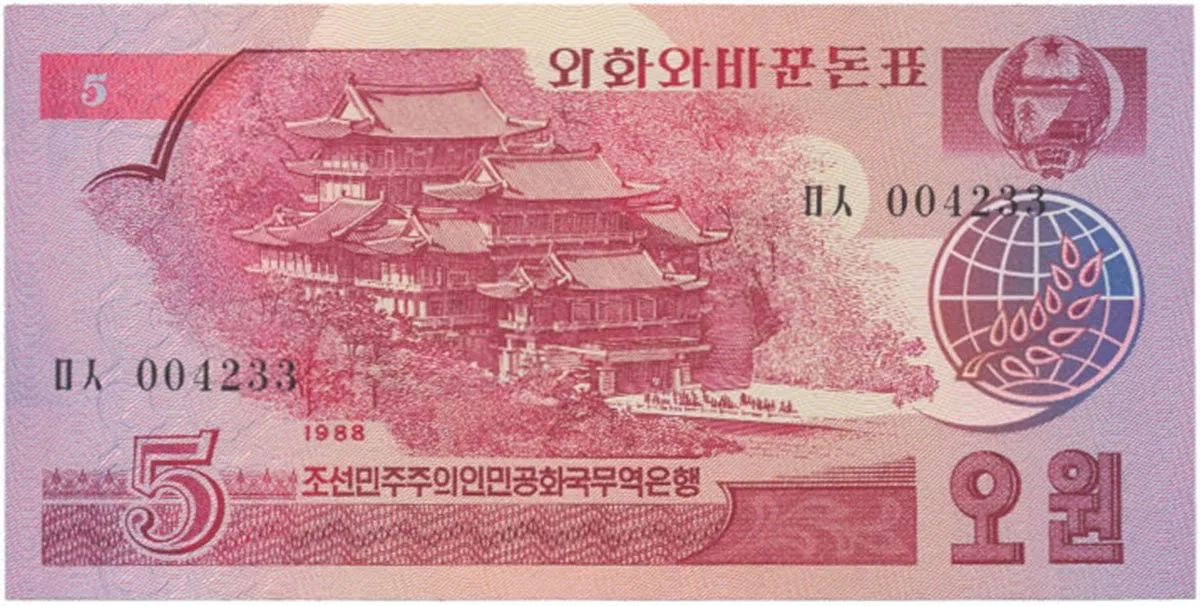 Severní Korea, 5 Won 1988, P.36