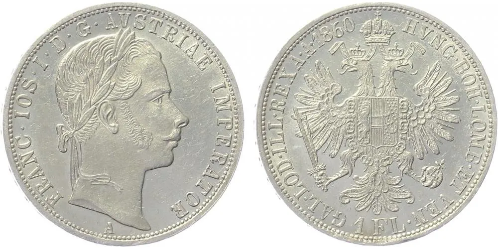 Rakouská a spolková měna, 1857 - 1892 — 1