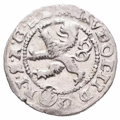 Malý groš 1588, Kutná Hora-Šatný, HN.1b (opis 7a), velmi pěkná zachovalost, zbytky lesku,