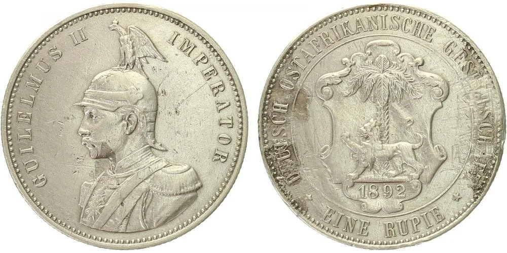 Koloniální ražby, Německá Východní Afrika — 1
